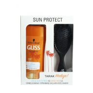 شامپو گلیس مدل Sun PROTECT حجم 525 میلی‌گرم به همراه برس بسته دو عددی